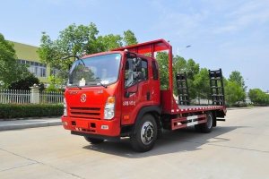 這款國(guó)六挖機(jī)平板運(yùn)輸車很火，關(guān)注沒？