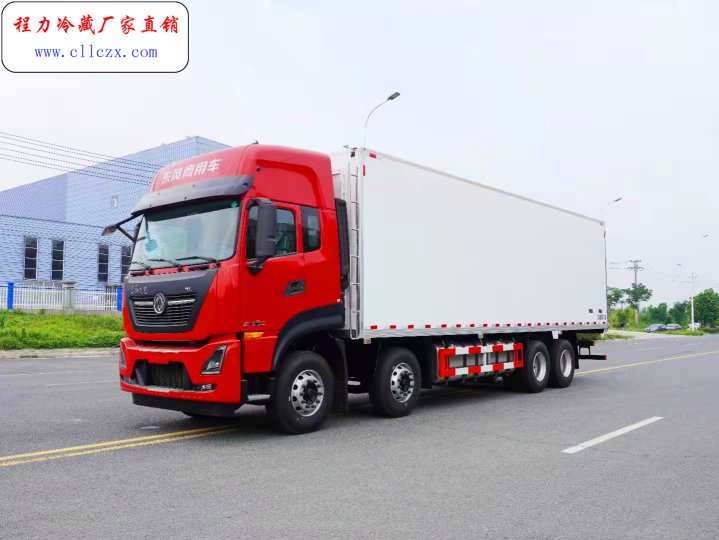 東風(fēng)天龍KL（高頂雙臥）冷藏車（紅色）